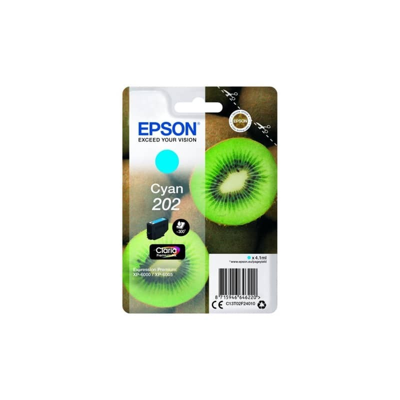 Cartuccia inkjet Kiwi 202 Epson ciano  C13T02F24010