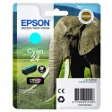 Cartuccia inkjet Elefante 24 Epson ciano  C13T24224012