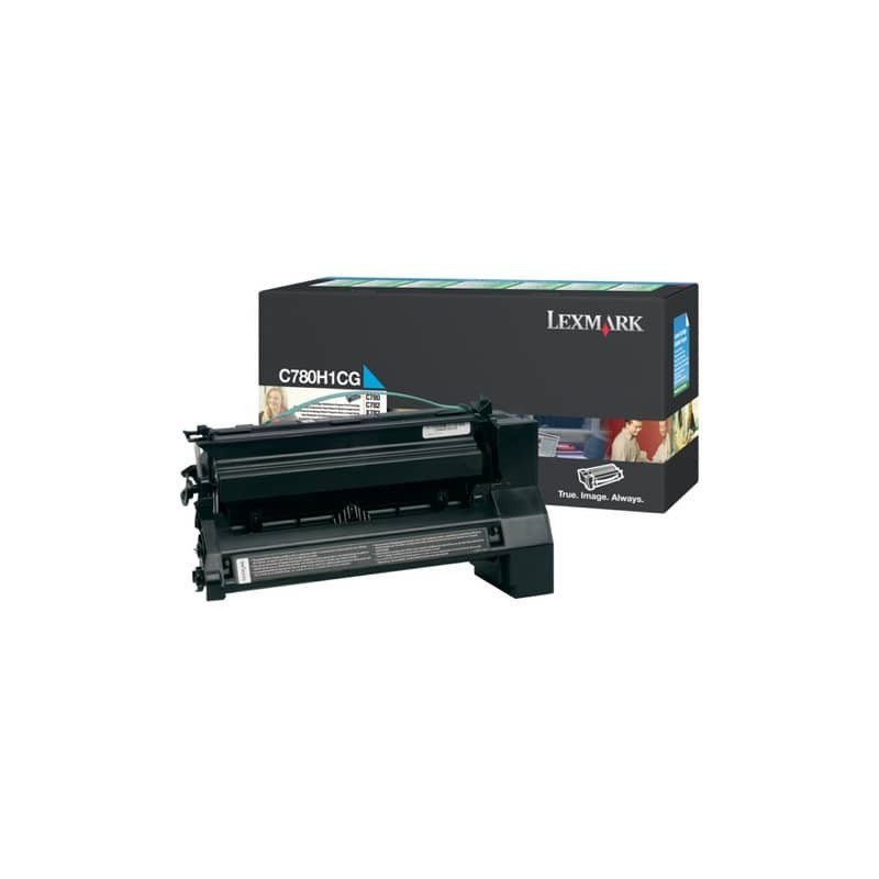 Toner alta resa return program Lexmark ciano C780H1CG