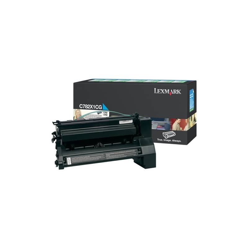 Toner altissima resa return program Lexmark ciano C782X1CG