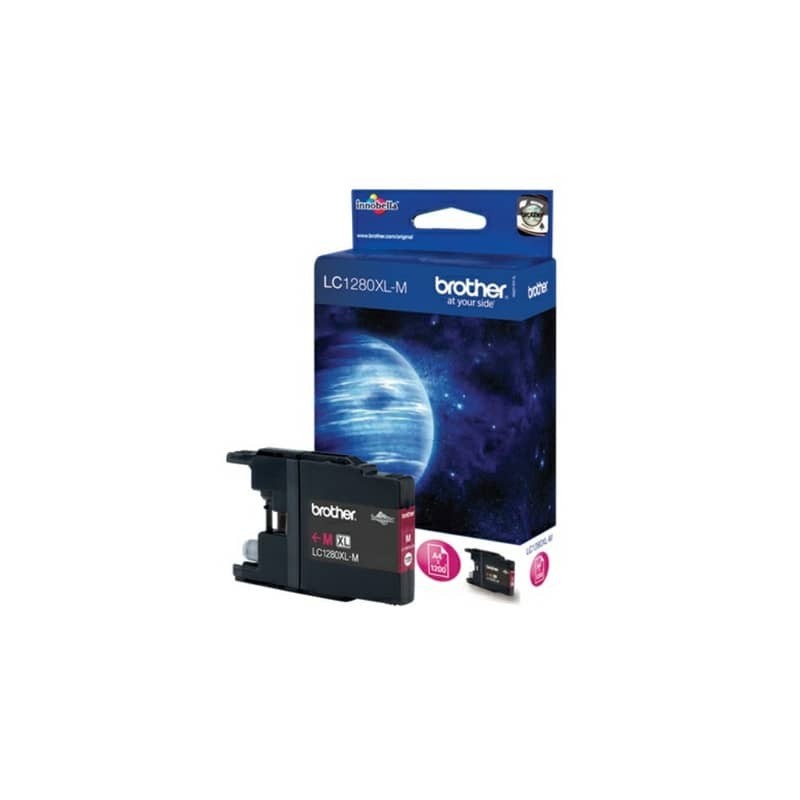 Cartuccia inkjet alta capacità 1280 Brother magenta LC-1280XLM