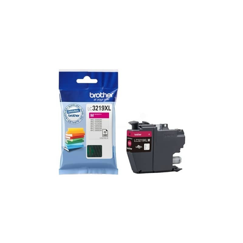 Cartuccia inkjet alta resa Brother magenta LC-3219XLM