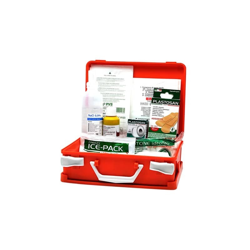 Valigetta Pronto Soccorso PVS arancio 2 persone - Dimensioni 25x19x9 cm cps513