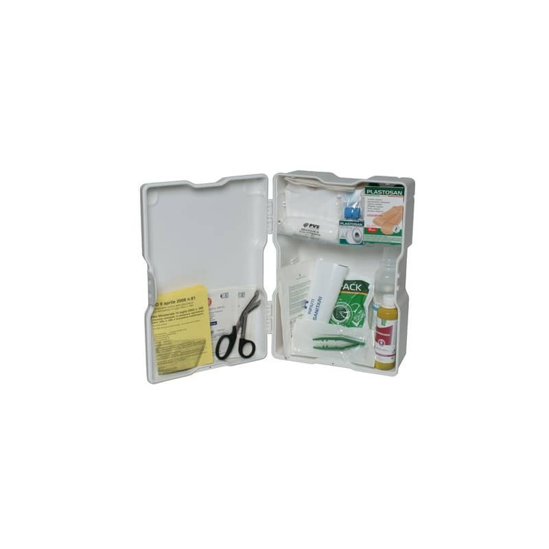 Armadietto Pronto Soccorso PVS 2 vani - 1 ripiano amovibile bianco 2 persone cps519