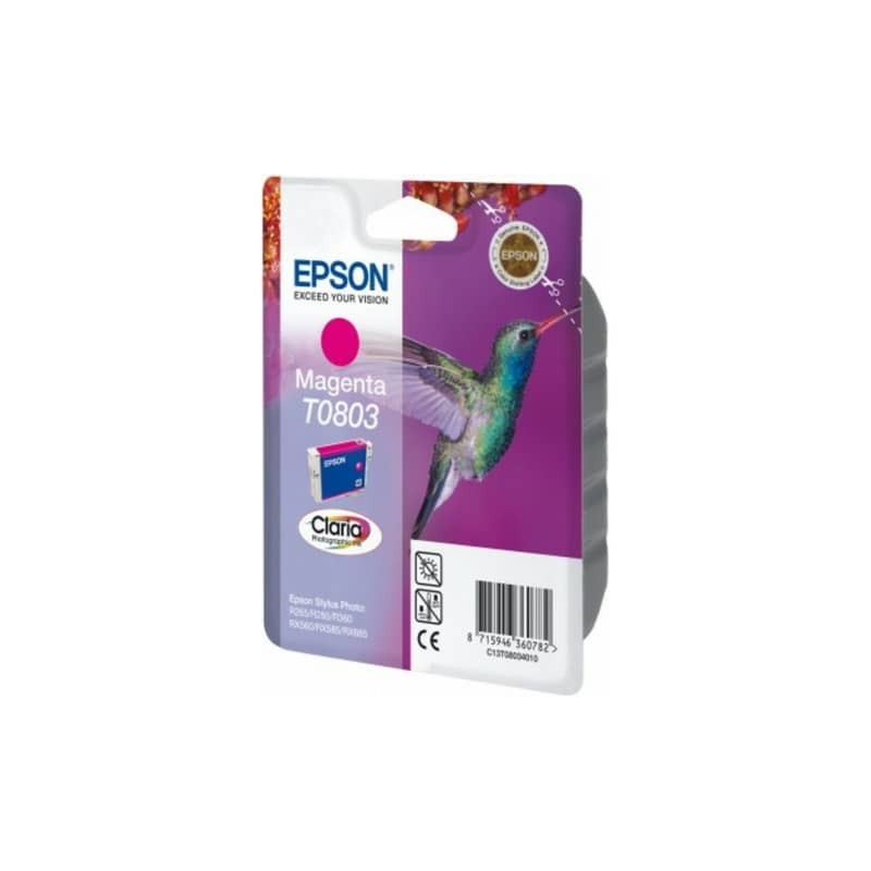 Cartuccia inkjet Colibrì T0803/blister RS Epson magenta C13T08034011