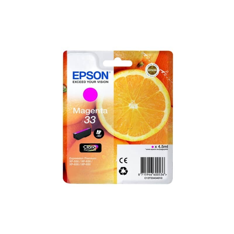 Cartuccia inkjet Arance T33 Epson magenta C13T33434012