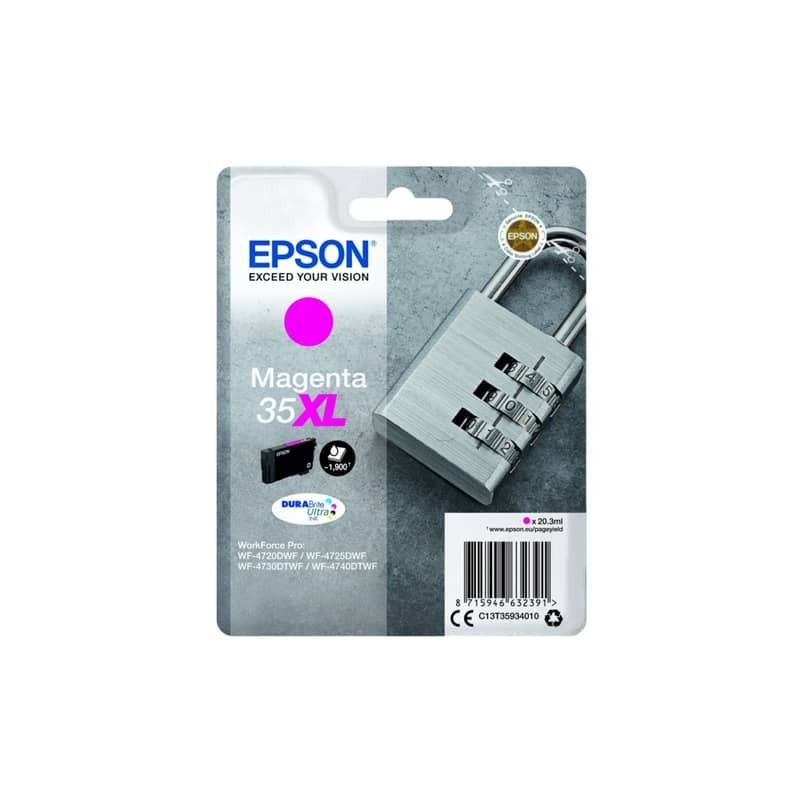 Cartuccia inkjet alta capacità Lucchetto 35XL Epson magenta C13T35934010