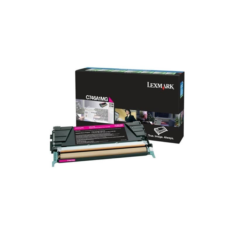 Toner return program C746, C748 Lexmark magenta C746A1MG
