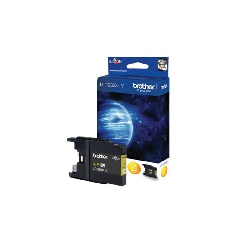 Cartuccia inkjet alta capacità 1280 Brother giallo LC-1280XLY
