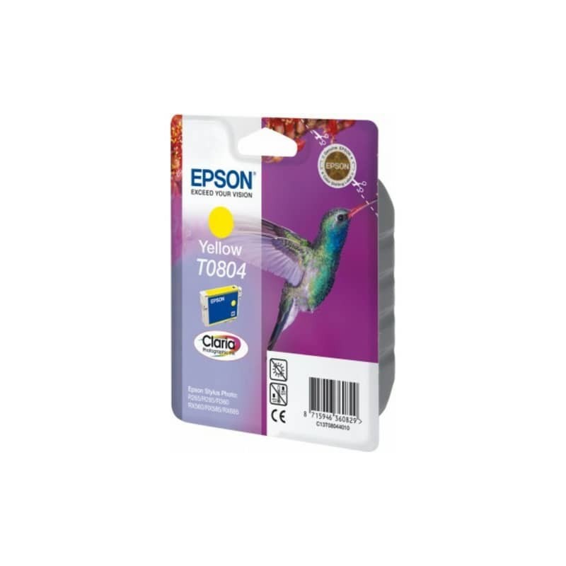 Cartuccia inkjet Colibrì T0804/blister RS Epson giallo C13T08044011