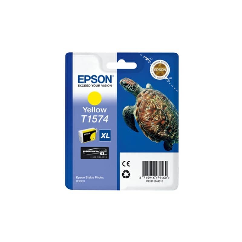 Cartuccia inkjet alta capacità ink pigmentato blister RS T1574 Epson giallo C13T15744010