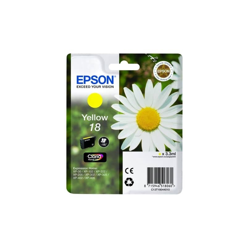Cartuccia inkjet Margherite 18 Epson giallo C13T18044012