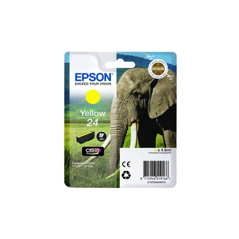 Cartuccia inkjet Elefante 24 Epson giallo C13T24244012