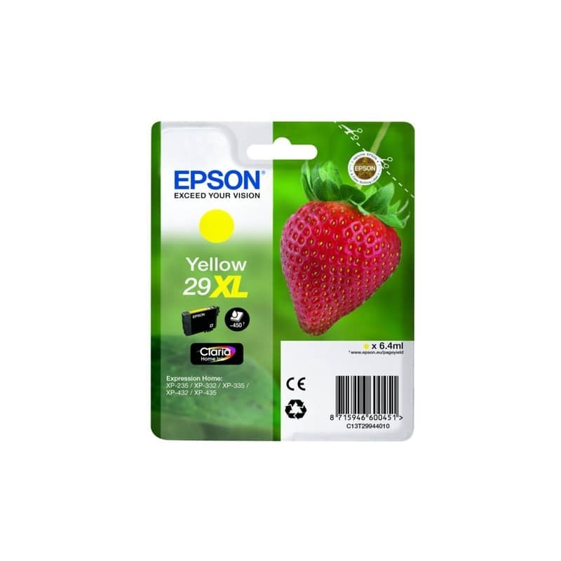 Cartuccia inkjet alta capacità Fragola T29XL Epson giallo C13T29944012