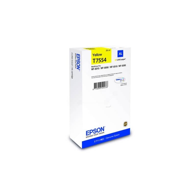 Cartuccia inkjet altissima resa T7554XL Epson giallo C13T755440