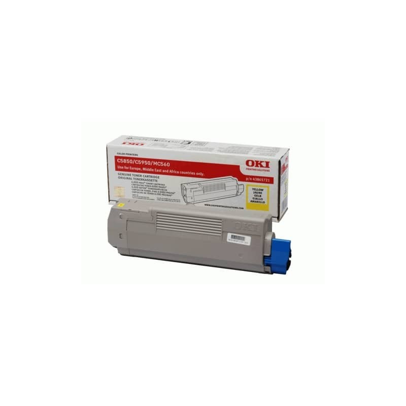 Toner Oki giallo  43865721