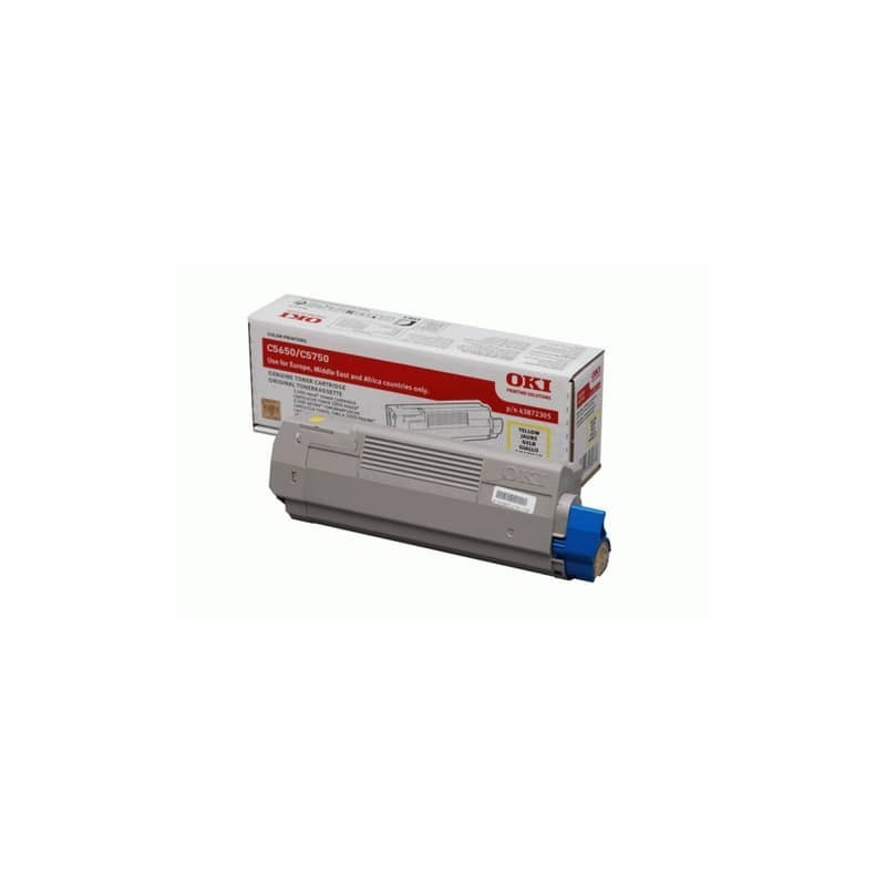 Toner Oki giallo  43872305