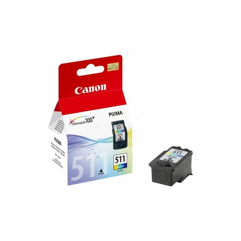 Cartuccia inkjet CL-511 Canon colore ciano, magenta, giallo 2972B001