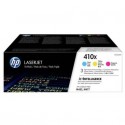 Toner alta capacità 410X HP ciano+magenta+giallo Conf. 3 - CF252XM