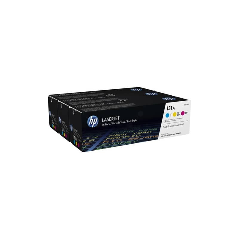 Toner 131A HP ciano+magenta+giallo  Conf. 3 - U0SL1AM