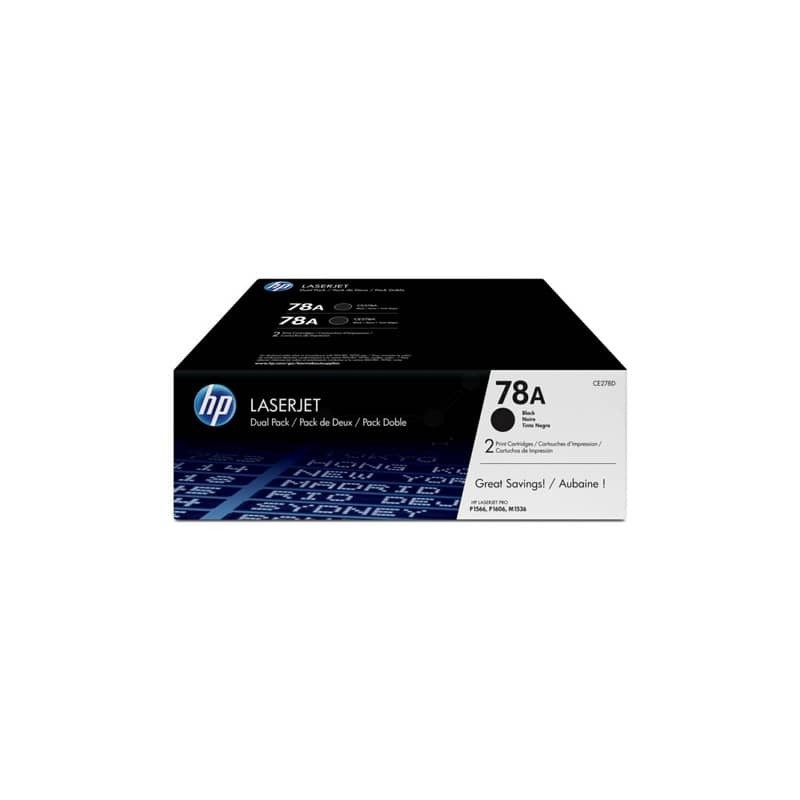 Toner 78A HP nero  Conf. 2 - CE278AD
