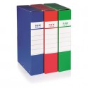 Cartella portaprogetti con 3 bottoni BREFIOCART NEW COLOR 25x35 cm dorso 15 cm verde scuro - 020E7010.VE (Conf.5)