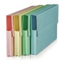 Cartella a soffietto BREFIOCART Canguro in cellulosa 25x32 cm verde scuro conf. da 50 pezzi - 0205507.VE