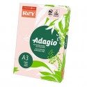 Carta colorata A3 Sylvamo Rey Adagio 80 g/m² rosa 07 - Risma da 500 fogli - ADAGI080X676