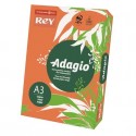 Carta colorata A3 Sylvamo Rey Adagio 80 g/m² arancio 21 - Risma da 500 fogli - ADAGI080X673