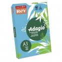 Carta colorata A3 Sylvamo Rey Adagio 80 g/m² blu intenso 51 - Risma da 500 fogli - ADAGI80X470