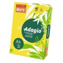 Carta colorata A4 Sylvamo Rey Adagio 80 g/m² giallo intenso 66 - Risma da 500 fogli - ADAGI080X636