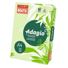 Carta colorata A4 International Paper Rey Adagio 80 g/m² verde - Risma da 500 fogli - ADAGI080X651