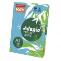 Carta colorata A3 Sylvamo Rey Adagio 160 g/m² blu - Risma da 250 fogli - ADAGI160X501