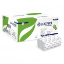 Asciugamani piegati a "V" 2 veli Lucart Eco V2 bianco 20 conf. da 190 pezzi - 863046