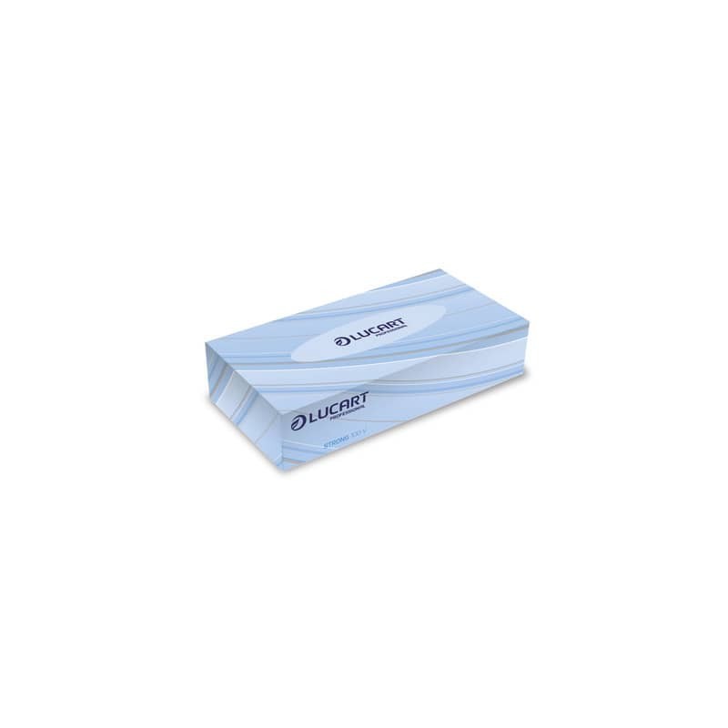 Veline Lucart Strong 100 V 2 veli pura cellulosa finitura liscia box da 100 pezzi - 841030