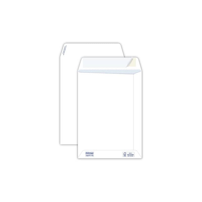 Buste a sacco bianche autoad. removibili Pigna Envelopes Competitor strip 100 g/m² 190x260 mm  conf. 500 - 0029525