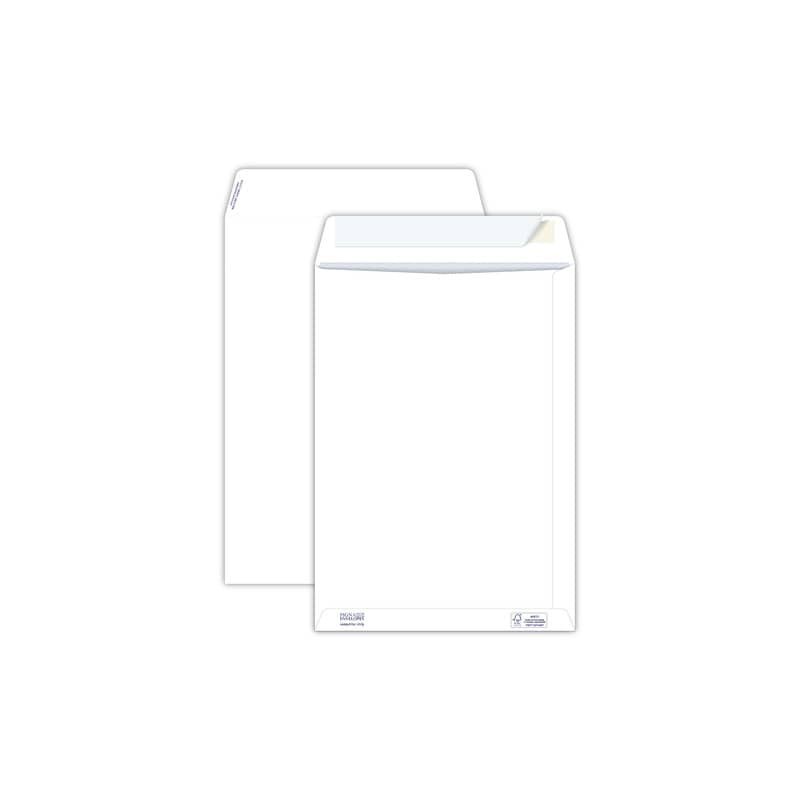 Buste a sacco bianche autoad. removibili Pigna Envelopes Competitor String 100 g/m² 250x353 mm  conf. 500 - 0099067
