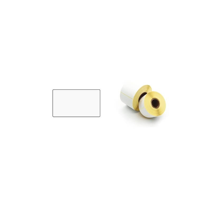 Etichette ad. in rotoli per stampanti trasf. termico diretto Printex 50x30 mm bianco removibile  5000 pezzi - ETT5030