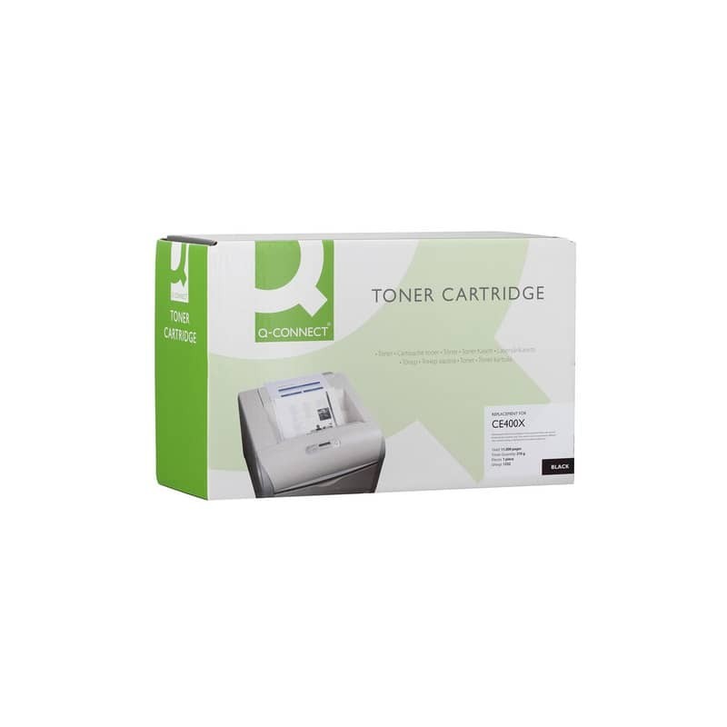 Toner Q-Connect rigenerato HP CE400X nero - KF16076