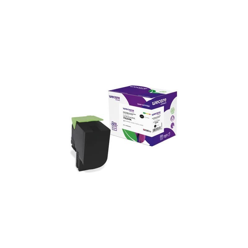 Toner alta resa WECARE compatibile Lexmark 70C2HK0 - nero K15822W4