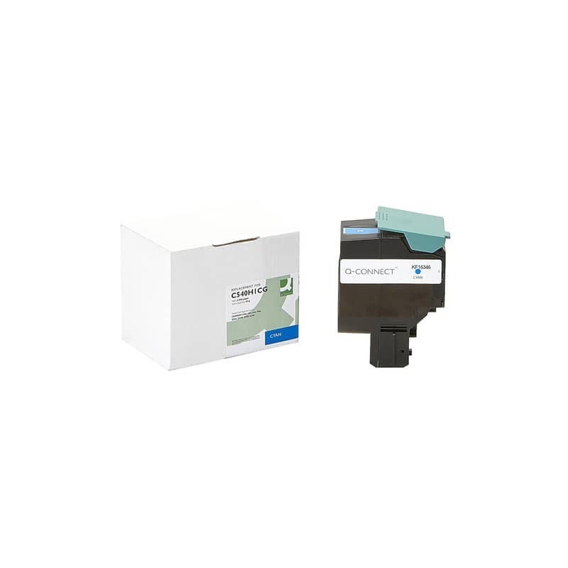 Toner Q-Connect rigenerato Lexmark C540H1CG ciano - K15468QC