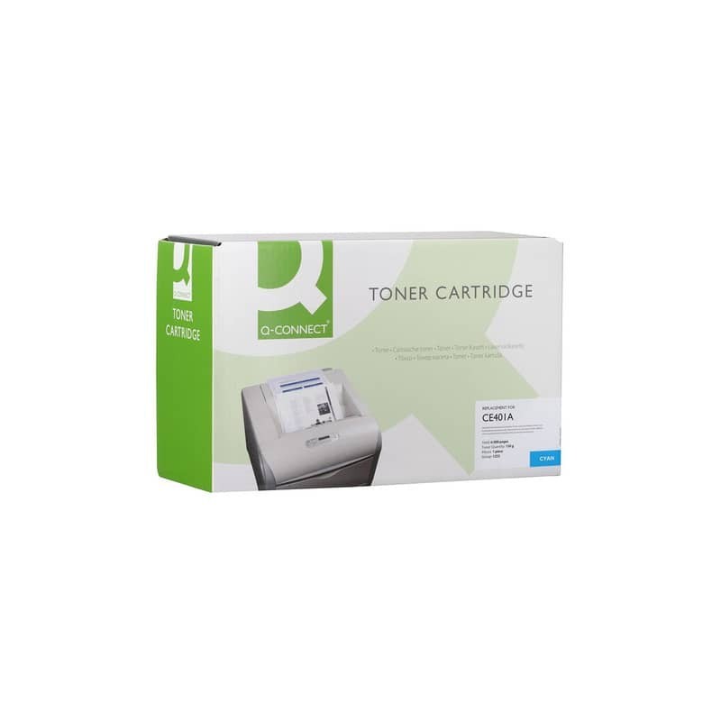 Toner Q-Connect rigenerato HP CE401A ciano - K15538QC