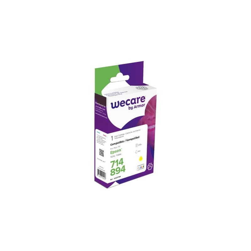 Cartuccia inkjet WECARE compatibile Epson C13T07144012 - giallo K20391W4