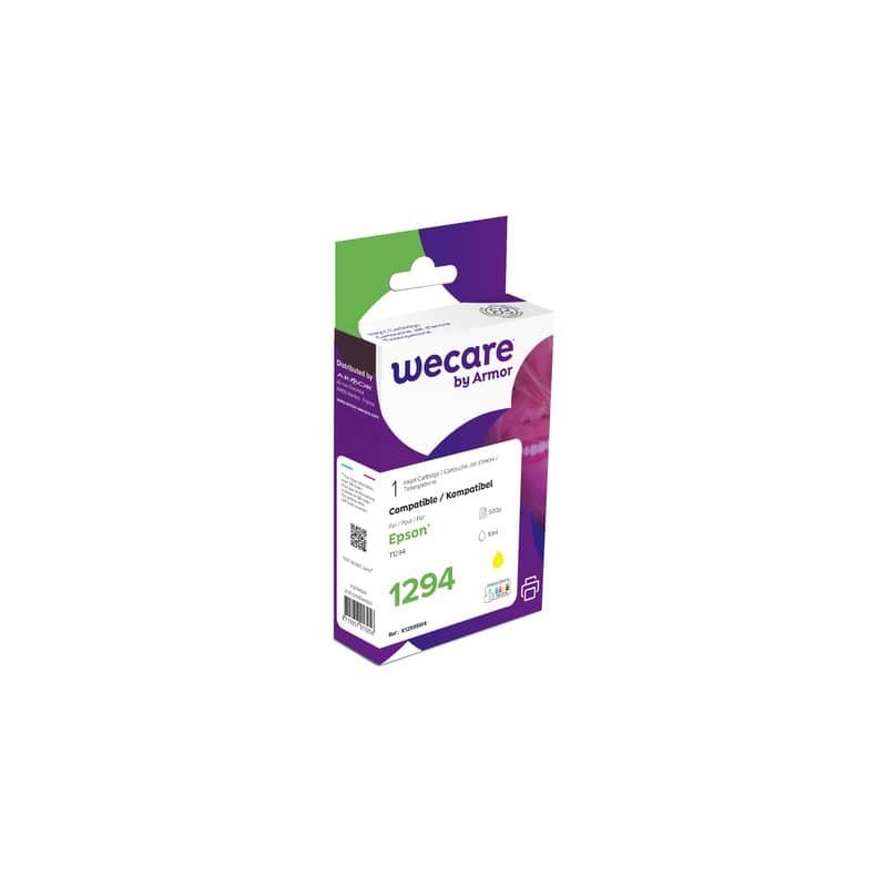Cartuccia inkjet WECARE compatibile Epson C13T12944012 - giallo K12595W4
