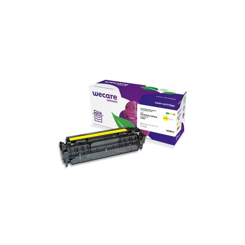 Toner WECARE compatibile HP CC532A - giallo K15135W4