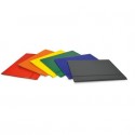 Cartellina con elastico tondo EURO-CART Presspan monolucido - 3 lembi - arancio CPEVERAR_DESK (Conf.10)