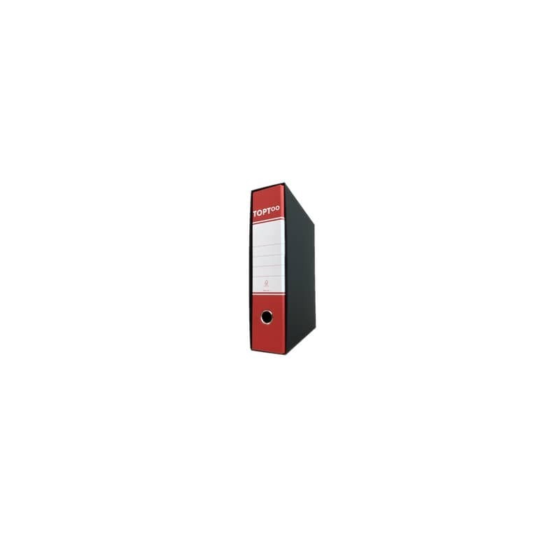 Registratore commerciale TOPToo con custodia dorso 8 cm rosso 23x30 cm - FMCRTU8RO (Conf.6)