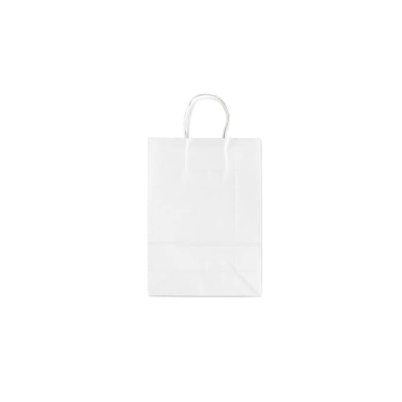 Sacchetti da regalo Rex-Sadoch Allegra tinta unita 22x10x27 cm bianco conf. da 25 - SDS22BIA