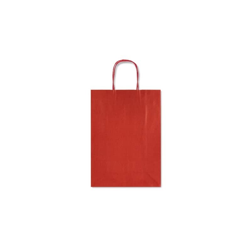 Sacchetti da regalo Rex-Sadoch Allegra tinta unita Dark 22x10x27 cm rosso conf. da 25 - SDF22-551