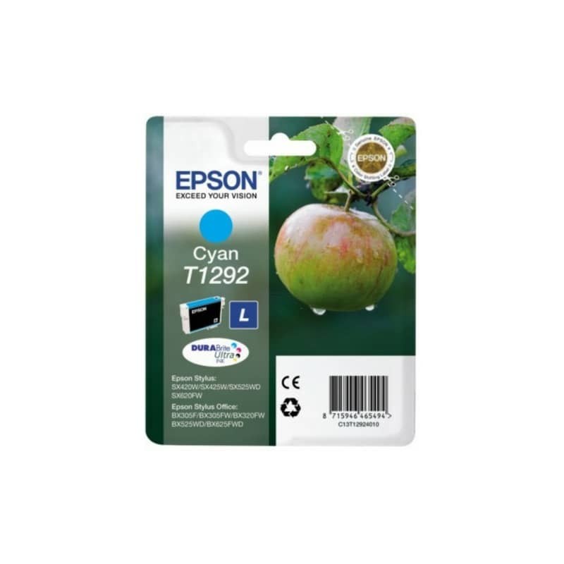 Cartuccia inkjet ink pigmentato Mela T1292 Epson ciano C13T12924012